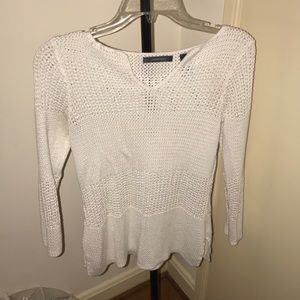 Liz Claiborne 3/4 link knit top